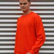 Oranje basic sweater