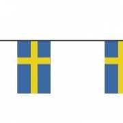 Papieren vlaggenlijnen Zweden