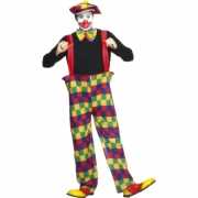 Clowns carnavalskleding volwassenen