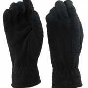 Fleece handschoenen zwart