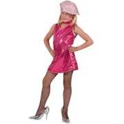 Roze showgirl jurk voor meisjes