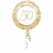 Folie ballon gouden bruiloft 50