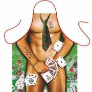 Funartikel schort Strip Poker Man
