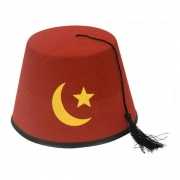 Turks hoedje rood