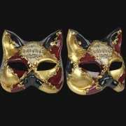 Wandversiering katten masker Venice