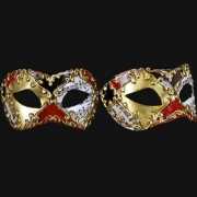 Wandversiering Italiaans Carnaval van Venetie oogmasker
