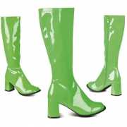 Groene retro laarzen