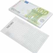 Verkleed accessoires geldbundel 100 Eurobriefjes