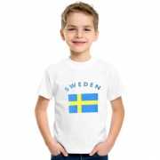 Zweeds vlaggen t shirts voor kinderen