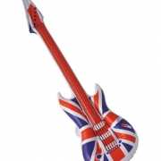 Opblaasbare gitaar met Engeland kleuren