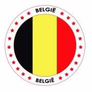 Belgie vlag print bierviltjes