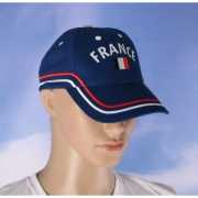 Frankrijk pet met vlag 100% katoen