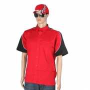 Rode race coureur shirt met pet maat XXL
