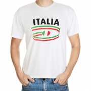 Italie vlaggen t shirts voor heren