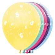 5 jaar versiering helium ballonnen