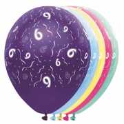 6 jaar versiering helium ballonnen