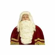 Luxe Sinterklaas baard met pruik