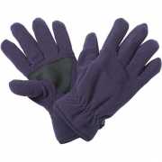 Winter fleece handschoenen aubergine