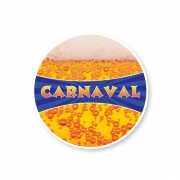 Carnaval bierviltjes met bier print