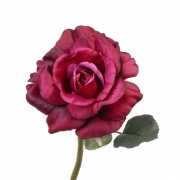 Kunst rozen roze 31 cm