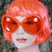 Oranje grote feest brillen