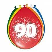 8 stuks ballonnen 90 jaar