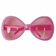 Grote roze feest brillen