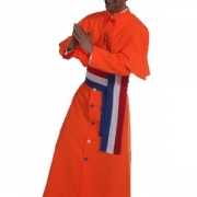 Oranje kardinaal kostuum heren