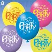 6x Party ballonnen