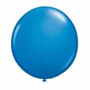 Ballon Donker blauw Qualatex 90 cm