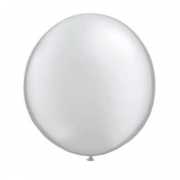 Qualatex zilveren ballon 90 cm