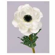 Kunst bloem anemoon wit 47 cm
