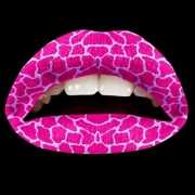 Party lip stickers roze giraf
