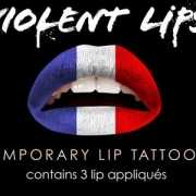 Party lip stickers Frankrijk