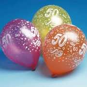 50 jaar feest ballonnen 5 stuks