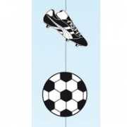Voetbal hangdeco slingers 1 meter