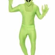 Groen Second skin kostuum Alien
