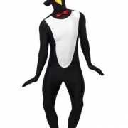 Tweede huid kostuum pinguin