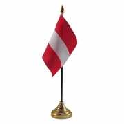 Standaard met vlaggetje Oostenrijk