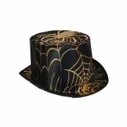 Halloween hoge hoed met spin