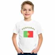 Kinder shirts met vlag van Portugal