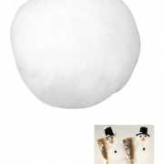 Witte ballen van acryl 7, 5 cm
