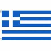 Polyester mega vlag Griekenland 150 x 240 cm