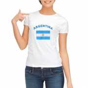 T shirt met vlag Argentinie print voor dames