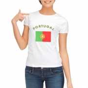 T shirt met vlag Portugese print voor dames