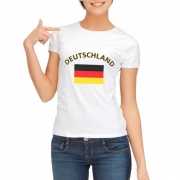 T shirt met vlag Duitsland print voor dames