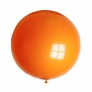 Grote ronde ballon oranje 90 cm