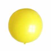 Grote decoratie ballonnen geel 90 cm