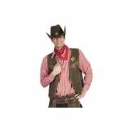Rood cowboy overhemd met ruitjes