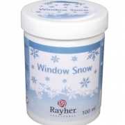Vloeibare sneeuw voor raamdecoratie sjablonen